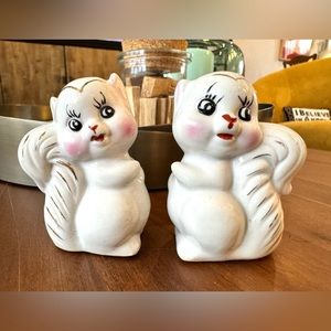 Vintage Squirrel Salt and Pepper Shakers